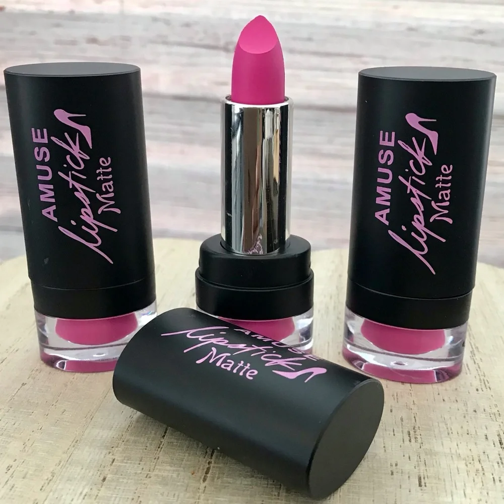 🆕3pcs Amuse Matte Lipstick